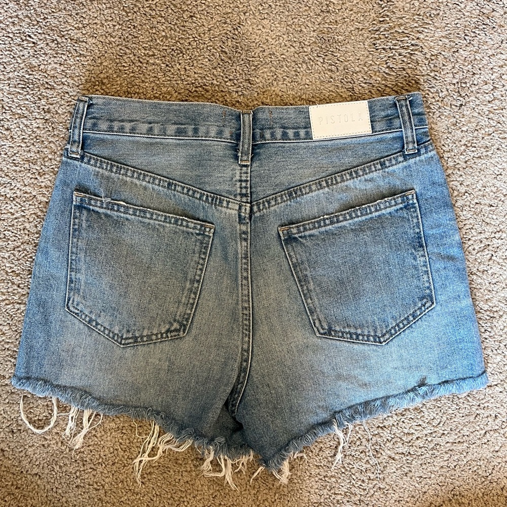 Pistola high waist denim shorts